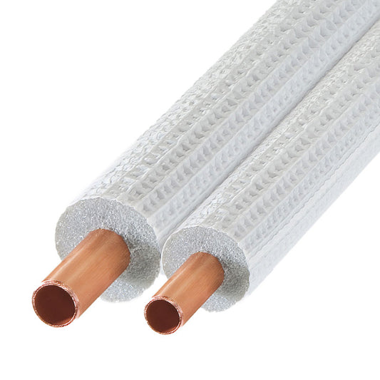 25 meters of Armacell insulated copper refrigerant line, 1/4", 3/8", 1/2" or 5/8"