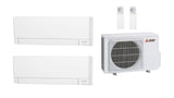 Multi Split Air Conditioner Mitsubishi 2x Indoor Unit MSZ-AY25VGK 2.5 kW + 1x Outdoor Unit MXZ-2F42VF 4.2 kW WiFi