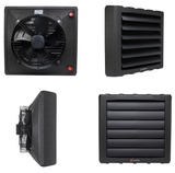 Reventon water air heater HC 20 - 45 kW air heater hall heating with accessories