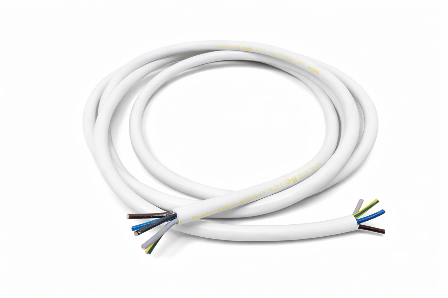 Montageset für Klimaanlage 1-25m: Kupferleitung Armacell 1/4" + 1/2", Kondensatschlauch 16mm, Elektrokabel 5x1,5, 1x Wanddurchführung 350mm