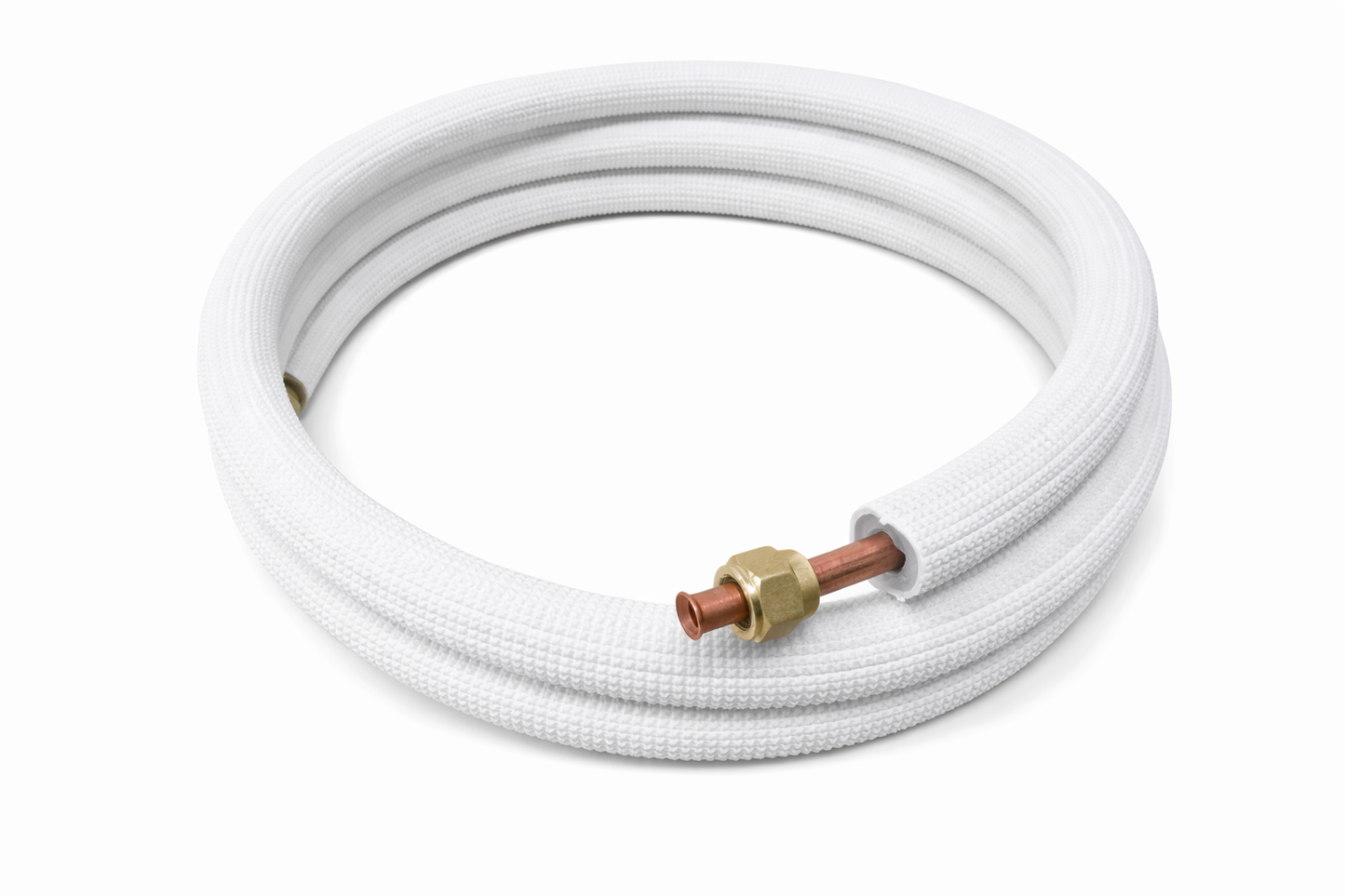 Montageset für Klimaanlage 1-25m: Kupferleitung Armacell 1/4" + 1/2", Kondensatschlauch 16mm, Elektrokabel 5x1,5, 1x Wanddurchführung 350mm