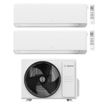 Multi Split Klimaanlage Bosch 2x Innengerät Climate 7000i CL7000iU W 35 E / ES / EB 3,4 kW + 1x Außengerät CLIMATE 7000 M CL7000M 53/2 E 5,3 kW
