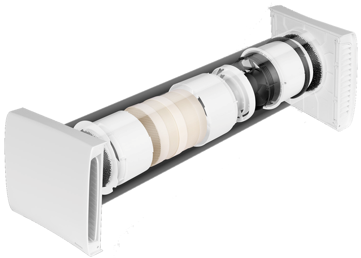 Decentralized ventilation unit Awenta AHRP160 pro