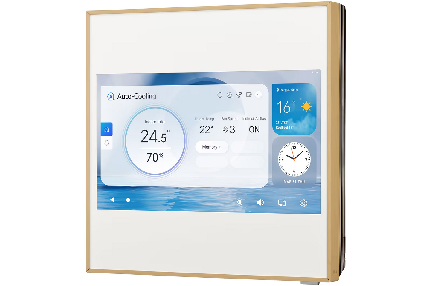 LG ARTCOOL Gallery LCD Split Klimaanlage 3,5 kW A12GA2