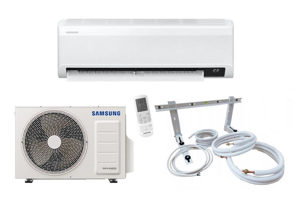 Split Klimaanlage Samsung WindFree Elite AR12CXCAAWKNEU/I / AR12TXCAAWKXEU/O 3,5 kW + optionales Montageset 3-12m