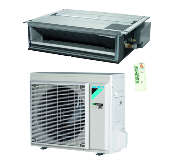 Split Kanalgerät Klimaanlage Daikin FDXM35F9 / RXM35R9 / BRC4C65 3,4 kW