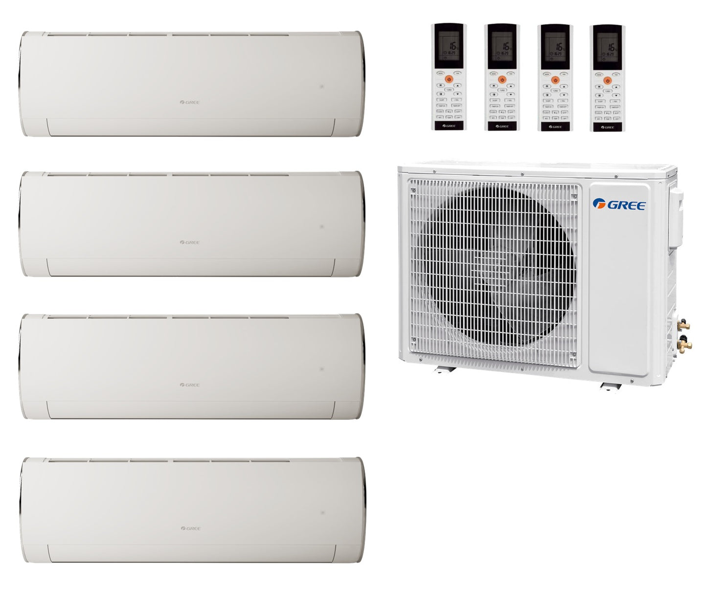 GREE Multi Split 4x Fairy White 3.5 kW + 10.6 kW outdoor unit