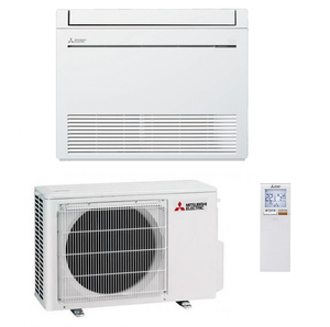 Split Klimaanlage Truhengerät Mitsubishi MFZ-KW25VG / MUFZ-KW25VGHZ 2,5 kW Hyper Heating