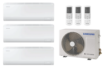 Samsung Multi Split Air Conditioner Luzon S2 5.2 kW with 3x 2.5 kW Indoor Units