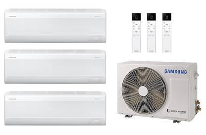 Samsung Multi Split Air Conditioner 3x 2.5 kW WindFree™ AVANT S2 + Outdoor Unit 5.2 kW