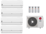 Multi Split Klimaanlage LG 4x Innengerät Standard Plus PM07SK 2,1 kW + 1x Außengerät MU4R25 7,0 kW oder MU4R27 7,9 kW