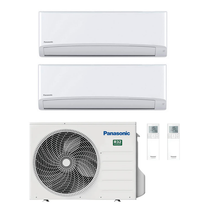 Panasonic Multi Split Klimaanlage 1x CU-3TZ52TBE 5,2 kW + 2x CS-TZ42CKEW 4,2 kW