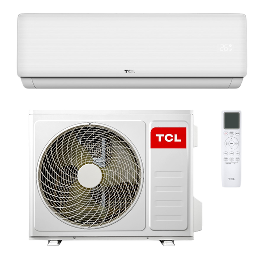 TCL Elite XA73I 3.4 kW Split-Klimaanlage Weiß + optionales Montageset 3–12m