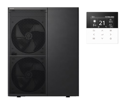 Panasonic Aquarea T-CAP M 12 kW Wärmepumpe R290 3-phasig mit Heizstab 9kW