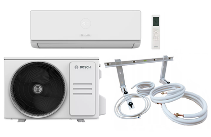 Split air conditioner Bosch Climate 4000i CL4000iU W 26 E / CL4000i 26 E 2.6 kW + optional installation kit 3-12 m + optional WiFi module G10-3