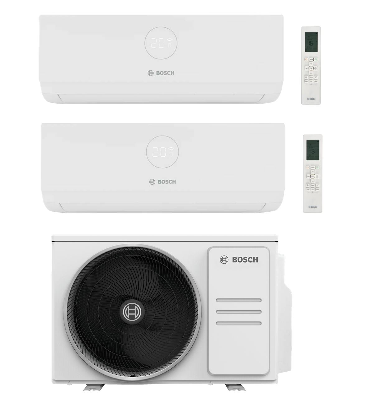 Bosch Multi Split Air Conditioner 3000i &amp; 5000M Set – 2x 3.5 kW + 5.3 kW