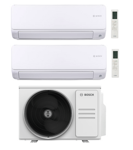 Multi Split Klimaanlage Bosch 1x Climate 6000i CL6001iU W 26 E 2,7 kW + 1x Climate 6000i CL6001iU W 35 E 3,6 kW + 1x CL5000M 53/2 E 5,3 kW