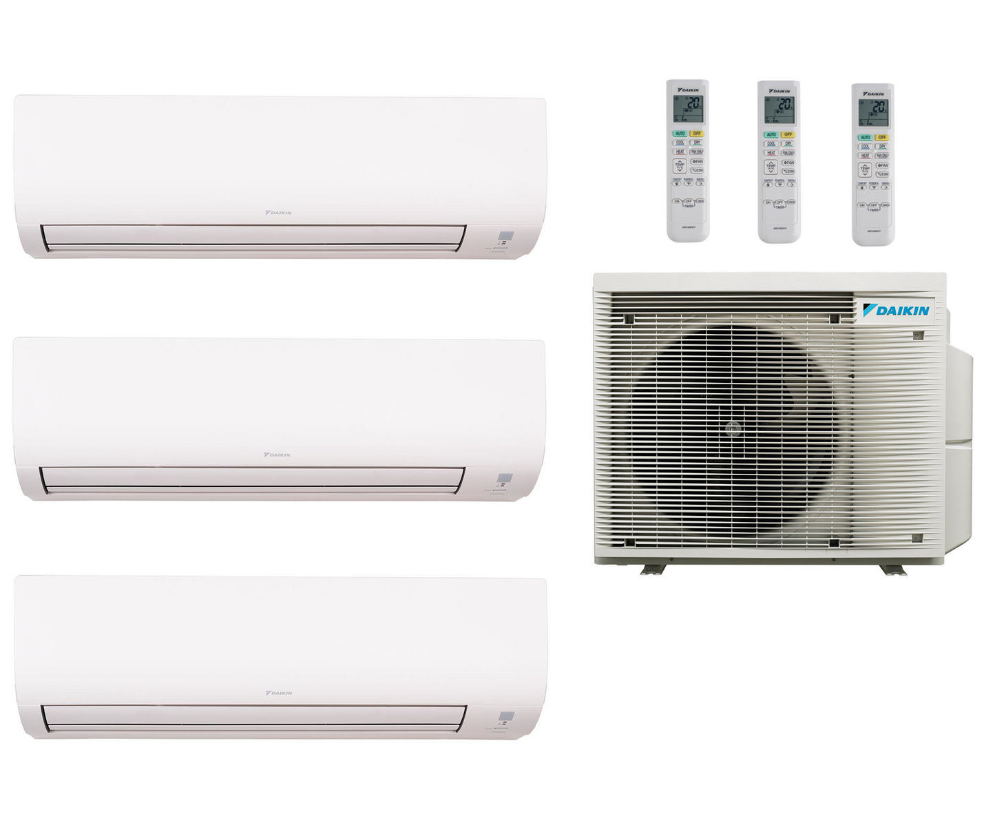 Daikin Multi Split 3x Comfora FTXP20N 4–5,2 kW Außengerät