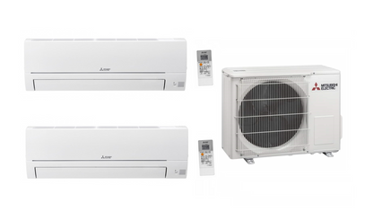 Mitsubishi Multi Split MSZ-HR35VFK 3.5 kW + MSZ-HR50VFK 5.0 kW + MXZ-3HA50VF with WiFi
