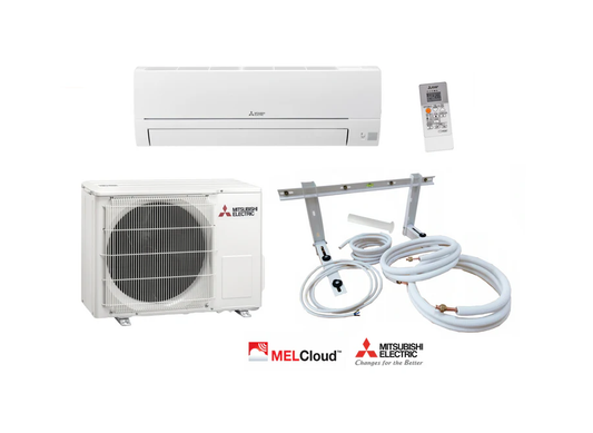 Mitsubishi MSZ-HR35VFK 3.5 kW Split Klimaanlage mit Montageset