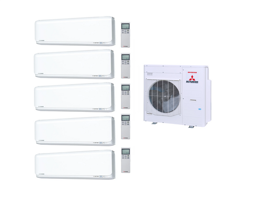 Mitsubishi Heavy Multi Split Klimaanlage 5x Diamond SRK20ZSX-WF 2 kW