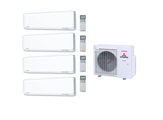 Mitsubishi Heavy Multi Split Klimaanlage 4x Diamond SRK20ZSX-WF 2 kW