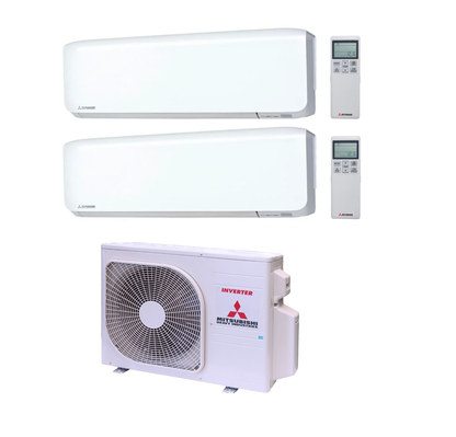 Mitsubishi Heavy Multi Split Klimaanlage 2x Premium SRK25ZS-WF 2,5 kW