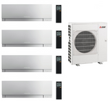 Multi Split Klimaanlage Mitsubishi 4x Innengerät Premium MSZ-EF18VGK W / B / S 1,8 kW + 1x Außengerät MXZ-4F83VFHZ 8,3 kW