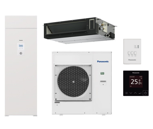 Panasonic Aquarea EcoFleX 8 kW Wärmepumpe 1-phasig