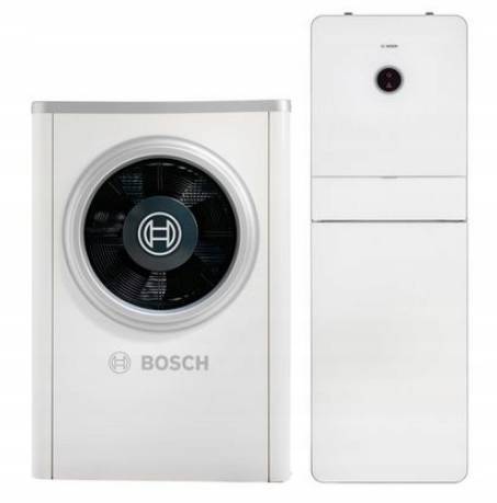 Luft/Wasser Wärmepumpe Bosch All-in-One COMPRESS 7000i AW 11,7 kW Weiß oder Schwarz R410A