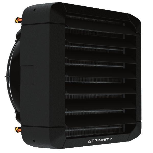 Trinnity air heater HD 24.5 - 70 kW air heater hall heating with accessories