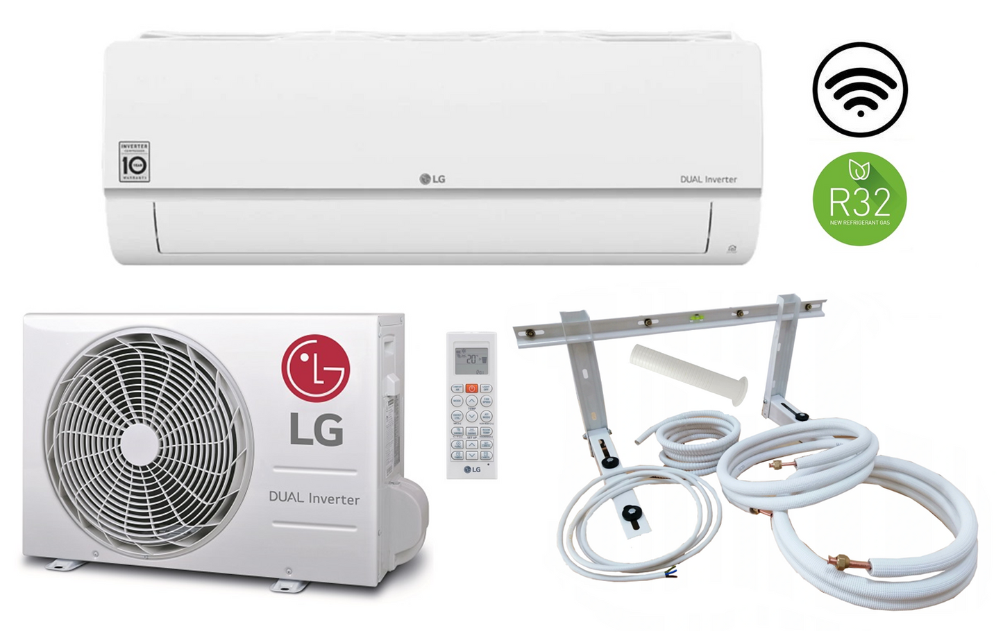 LG Standard Plus Split Air Conditioner 2.5 kW PC09SK