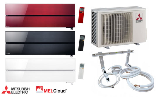 Mitsubishi Diamond MSZ-LN25VG2 2.5 kW Split Air Conditioner with Mounting Kit