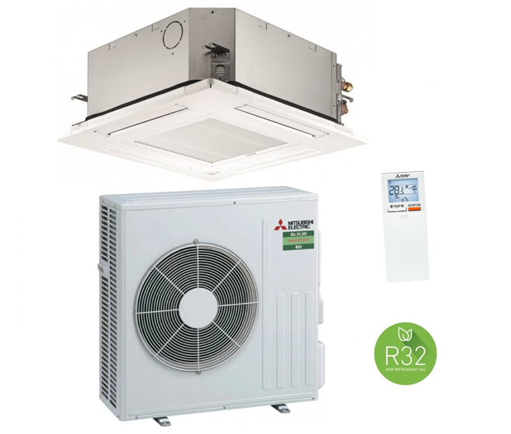 Mitsubishi SLZ-M60FA 5.7 kW 4-way ceiling cassette air conditioner