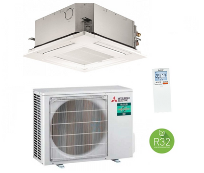 Split 4-way ceiling cassette Mitsubishi SLZ-M25FA / SLP-2FALM / SUZ-M25VA 2.5 kW