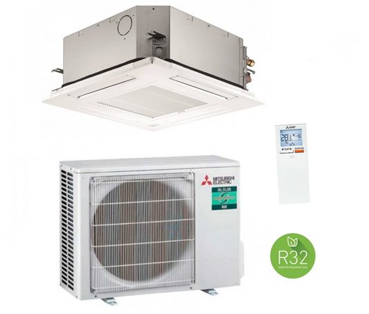 Split 4-way ceiling cassette Mitsubishi SLZ-M35FA / SLP-2FALM / SUZ-M35VA 3.5 kW