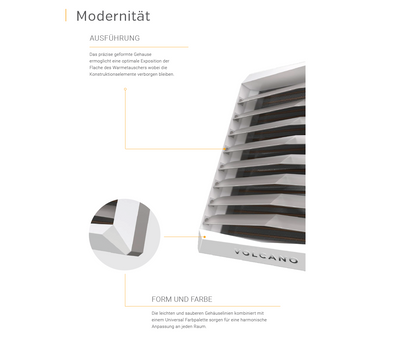 Volcano air heater mini AC - VR3 AC air heater hall heater with accessories