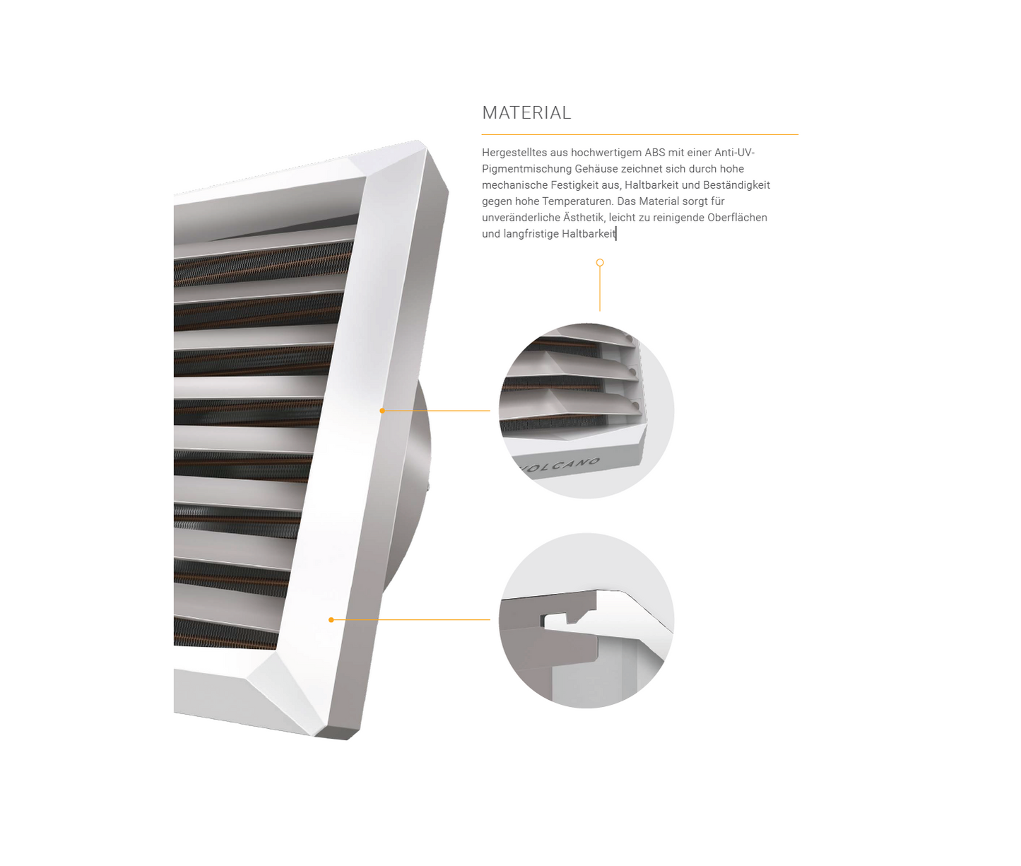 Volcano air heater mini AC - VR3 AC air heater hall heater with accessories