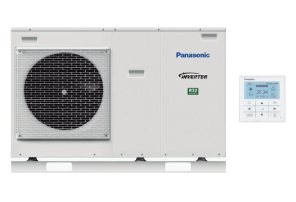 Luft/Wasser Wärmepumpe Monoblock Panasonic Aquarea High Performance WH-MDC05J3E5 5 kW 230 V R32 + optional WiFi CZ-TAW1