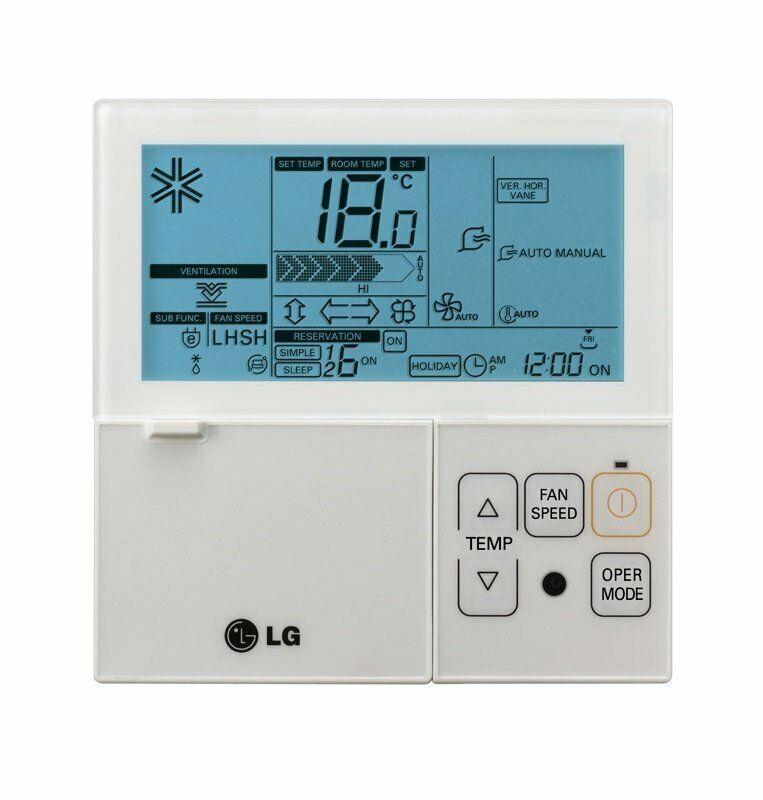 Split ceiling cassette air conditioner LG Compact Inverter CT24FC 6.8 kW