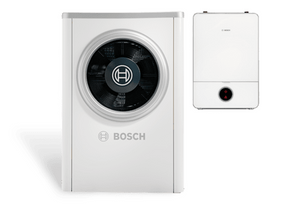 Luft/Wasser Wärmepumpe Bosch Split COMPRESS 7000i AW 8,9 kW Weiß oder Schwarz R410A