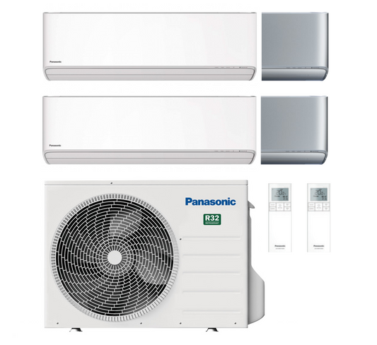 Panasonic Multi Split Air Conditioner 5.0 kW with 2.5 kW &amp; 5.0 kW Etherea