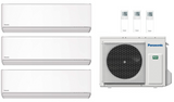 Multi Split Klimaanlage Panasonic 1x ETHEREA 2,0 kW Weiß, Silber o. Graphit + 2x ETHEREA 3,5 kW Weiß, Silber oder Graphit + 1x Außengerät CU-3Z52TBE 5,2 kW o. CU-3Z68TBE 6,8 kW