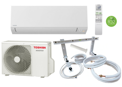 Toshiba Shorai Edge 4.6 kW Split-Klimaanlage + optionales Montageset