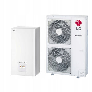 Luft/Wasser Wärmepumpe LG THERMA V R410A Split HU121MA / HN1616M 12 kW 1-Phase 220-240 V + optional WiFi PWFMDD200
